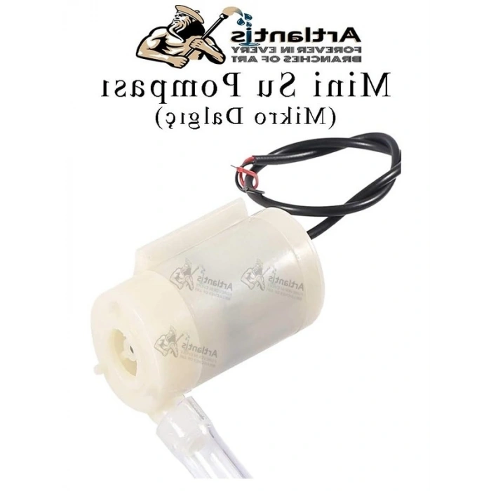 Küçük Akvaryum Motoru İçin 1 Adet Mikro Dalgıç Pompa