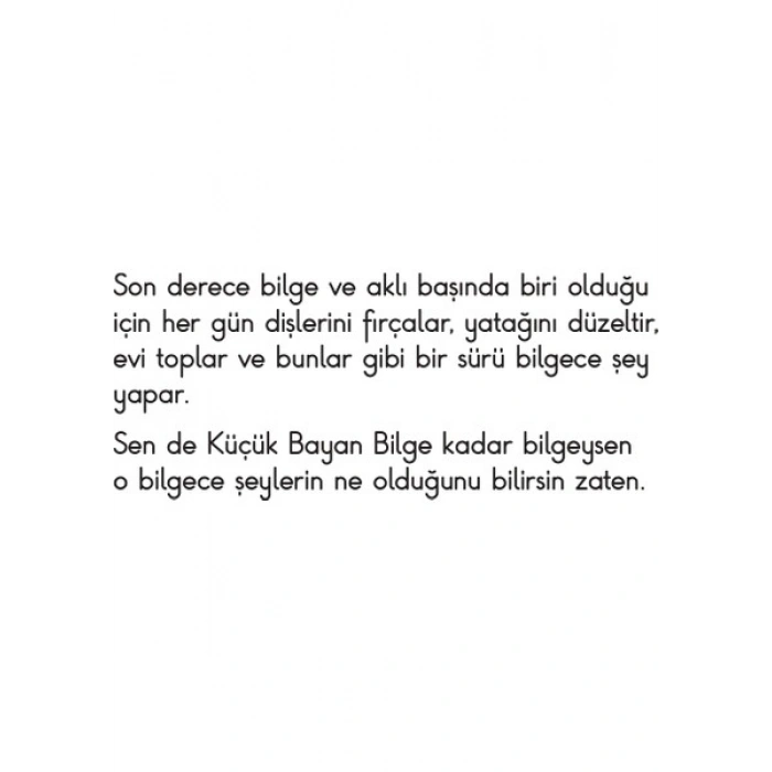 Küçük Bayan Bilge - Roger Hargreaves