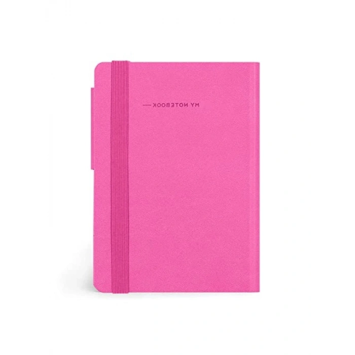 Küçük Boy Çizgili Begonvil Not Defteri