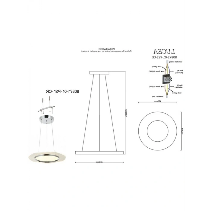 Küçük Boy Ledli Avize - Modern Aydınlatma