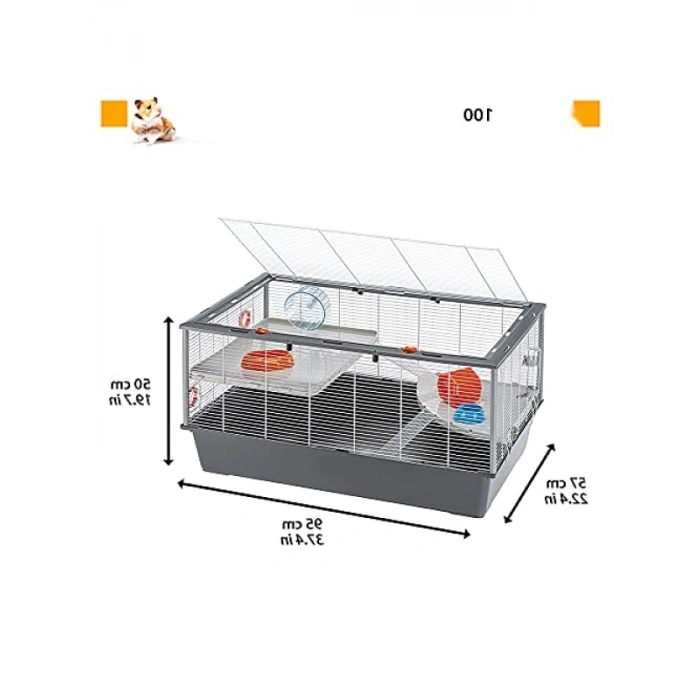 Küçük Hayvanlar için Genişletilmiş Kafes - 100 cm