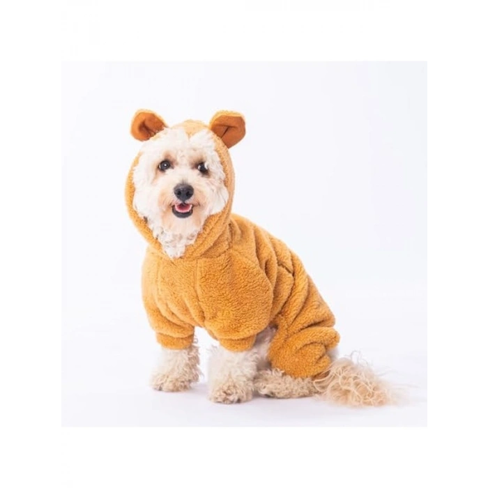 Küçük Irk Köpek Tulumu, Peluş Tasarım, Latte Koala