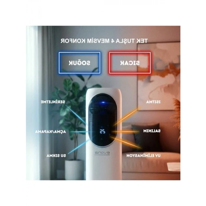 Kule Tipi Isıtıcı ve Soğutucu, Dört Mevsim Kullanım için Uygun