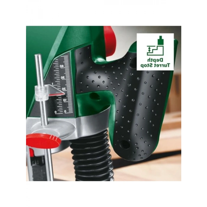 Kullanışlı Dik Freze, Toz Emme Bağlantısı ile