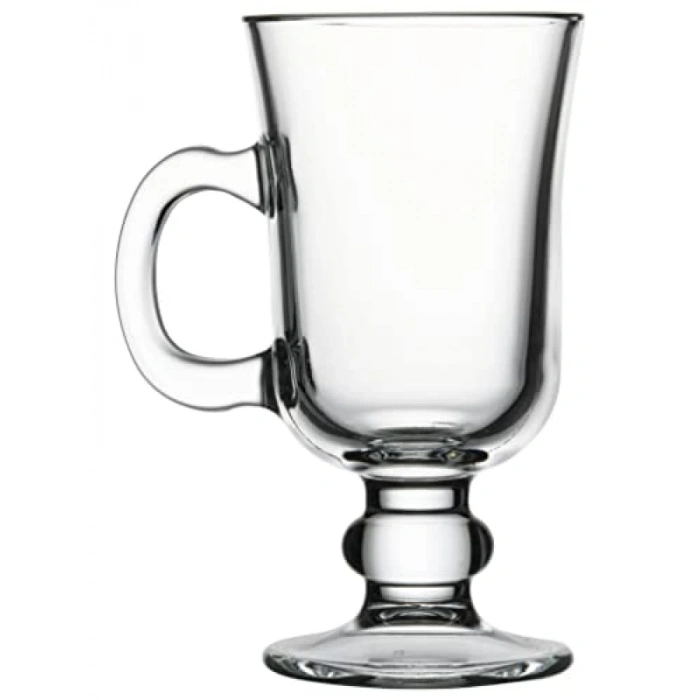 Kulplu 230 ml Cam Bardak - 2 Parça Set