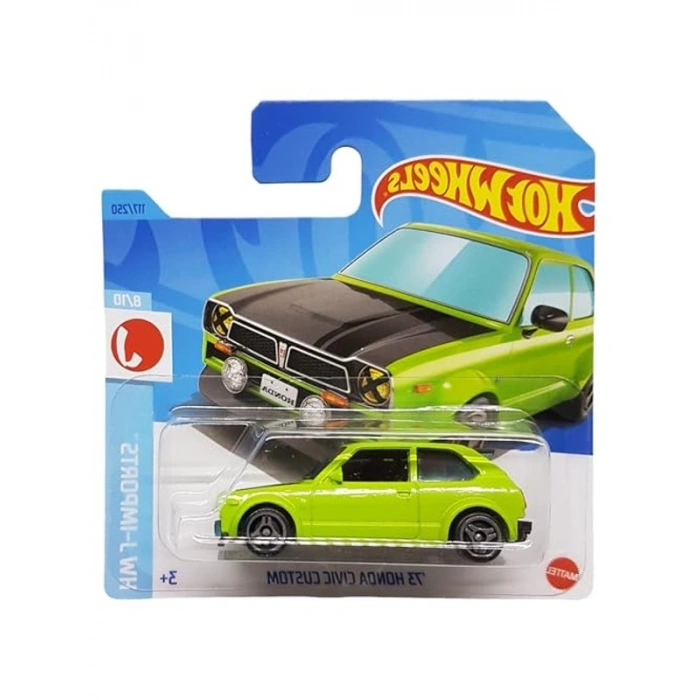 Kültürel Oyuncak Araba - 73 Honda Civic, Yeşil Renk