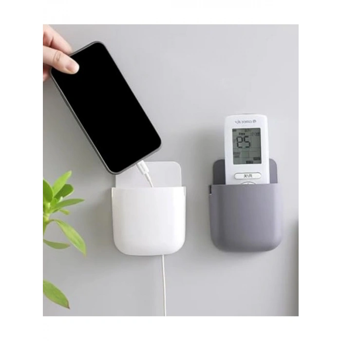 Kumanda Saklama Kutusu, Duvara Monteli Telefon Kumanda Tutucu