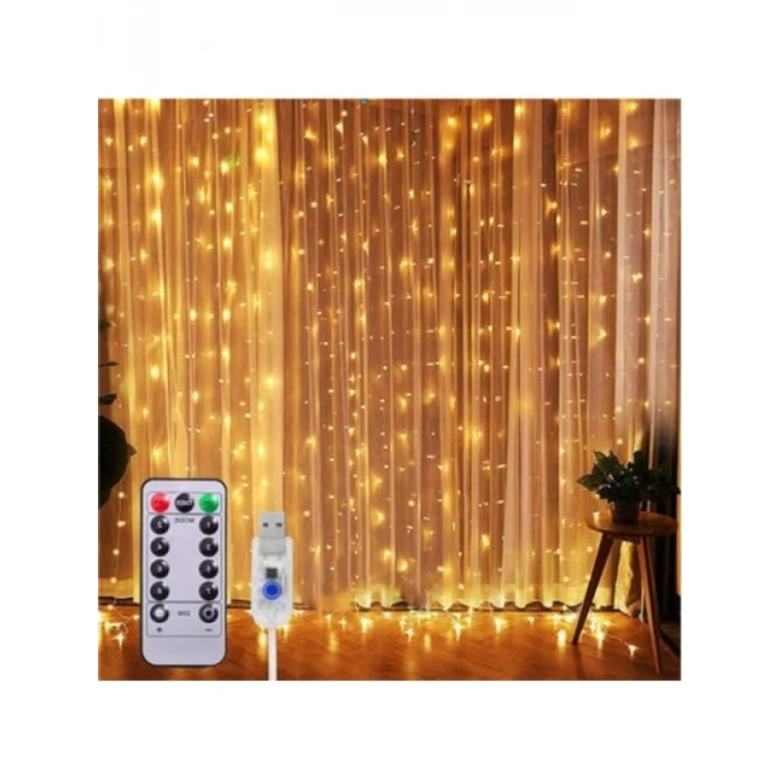 Kumandalı Peri Tel LED Aydınlatma, 300 LED