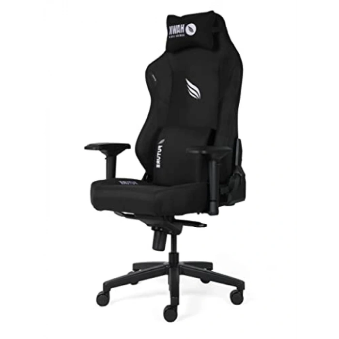 Kumaş Yapılı Ergonomik Oyuncu Koltuğu, Siyah