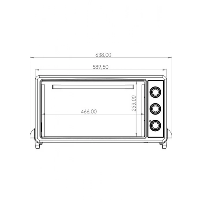 Kumtel 40 Litre Beyaz Fırın Lx - 3525