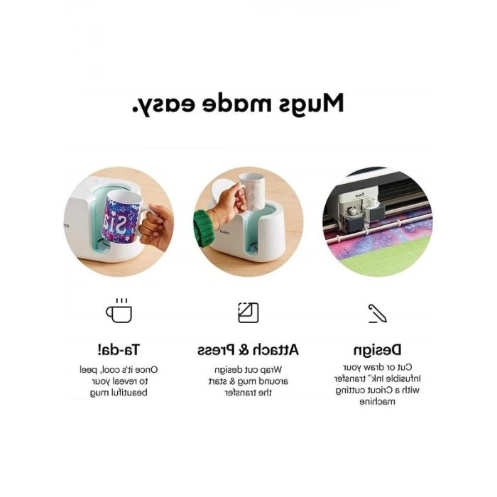 Kupa Presi - Cricut 2008736, Pratik Kullanım