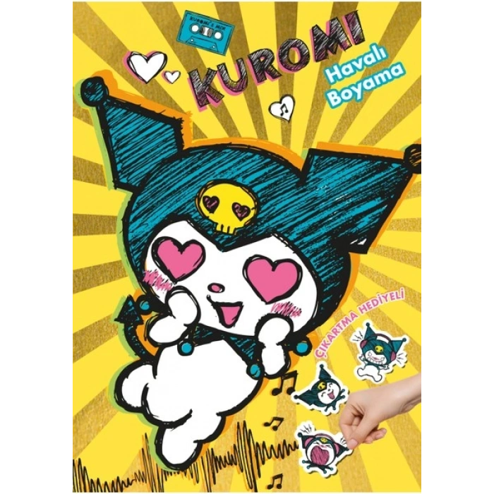 Kuromi - Havalı Boyama Kitabı (Stickerlı Boyama Kitabı)