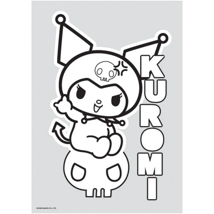 Kuromi - Havalı Boyama Kitabı (Stickerlı Boyama Kitabı)