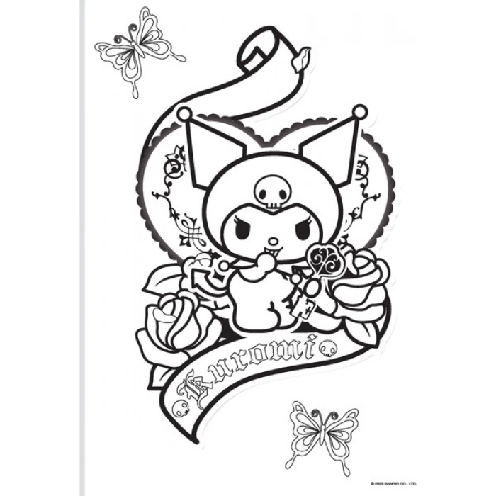 Kuromi - Havalı Boyama Kitabı (Stickerlı Boyama Kitabı)