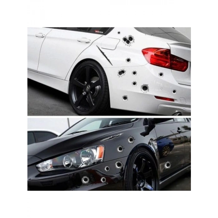 Kurşun İzi Sticker - Oto Aksesuar