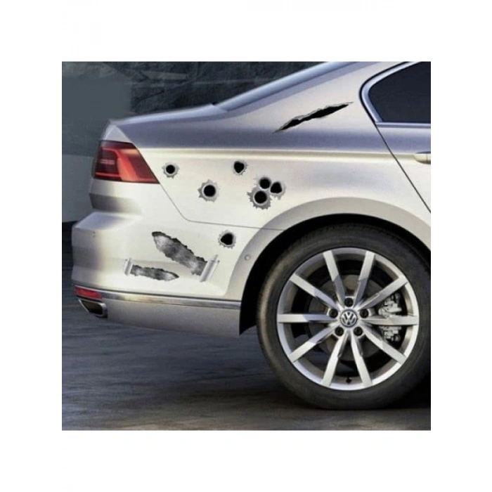 Kurşun İzi Sticker - Oto Aksesuar