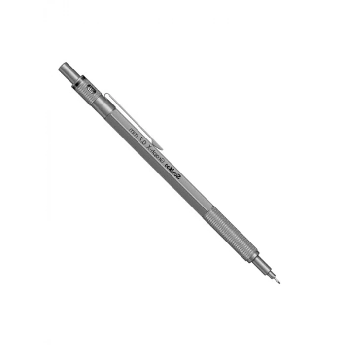 Kurşun Kalem 0.7 mm - Gri Renkli Mekanik Kalem