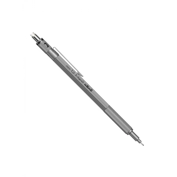 Kurşun Kalem 0.7 mm - Gri Renkli Mekanik Kalem