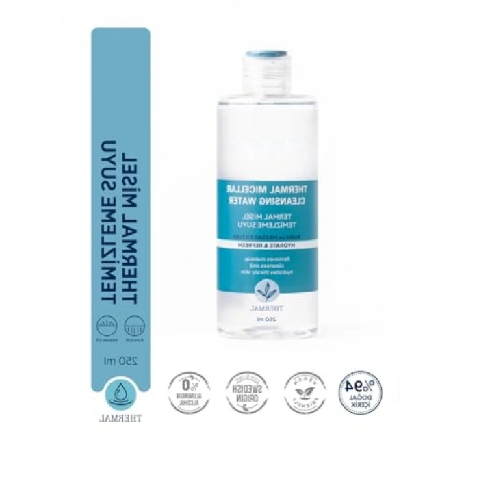 Kuru ve Hassas Ciltler için Termal Temizleme Suyu - 250 ml