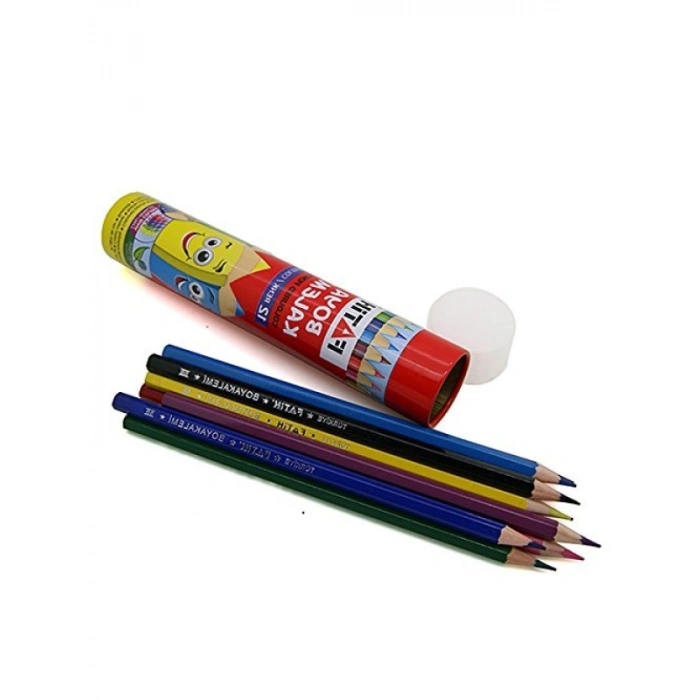 Kuruboya Tüplü 12 Renk Seti - Parlak ve Canlı