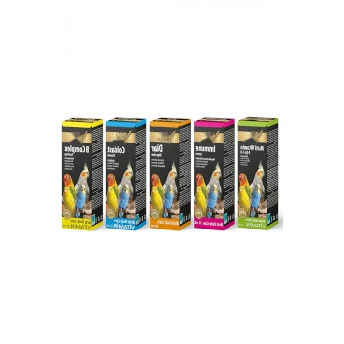 Kuşlar İçin 5li Vitamin Seti