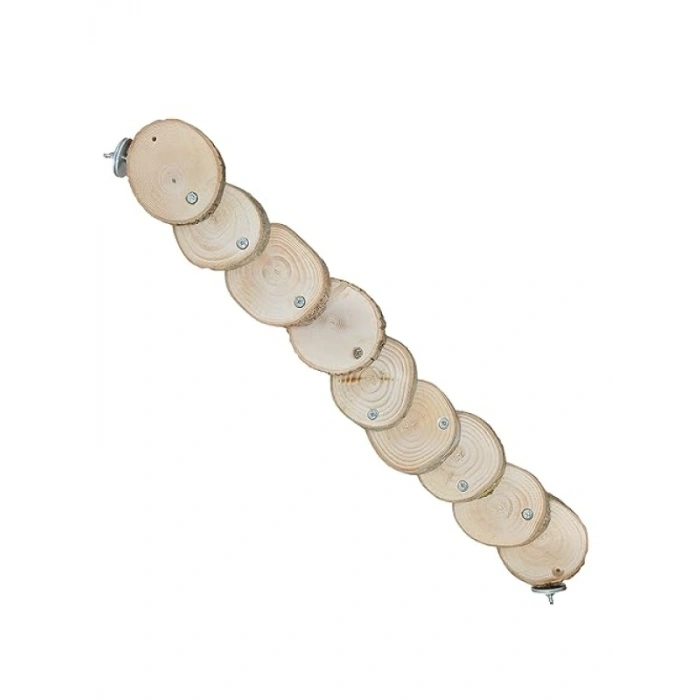 Kuşlar için 9 Basamaklı Tünek ve Oyun Parkuru