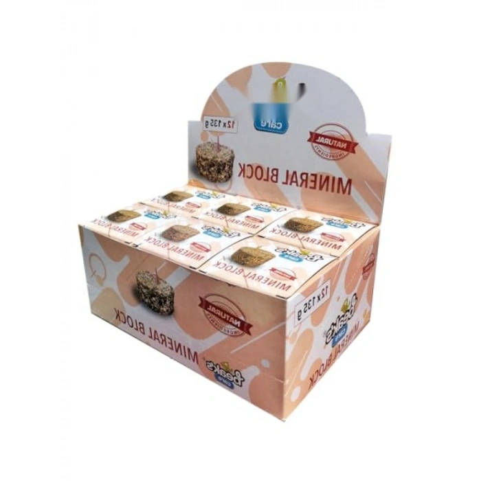 Kuşlar için Mineral ve Kalsiyum Blok Seti, 12 Adet