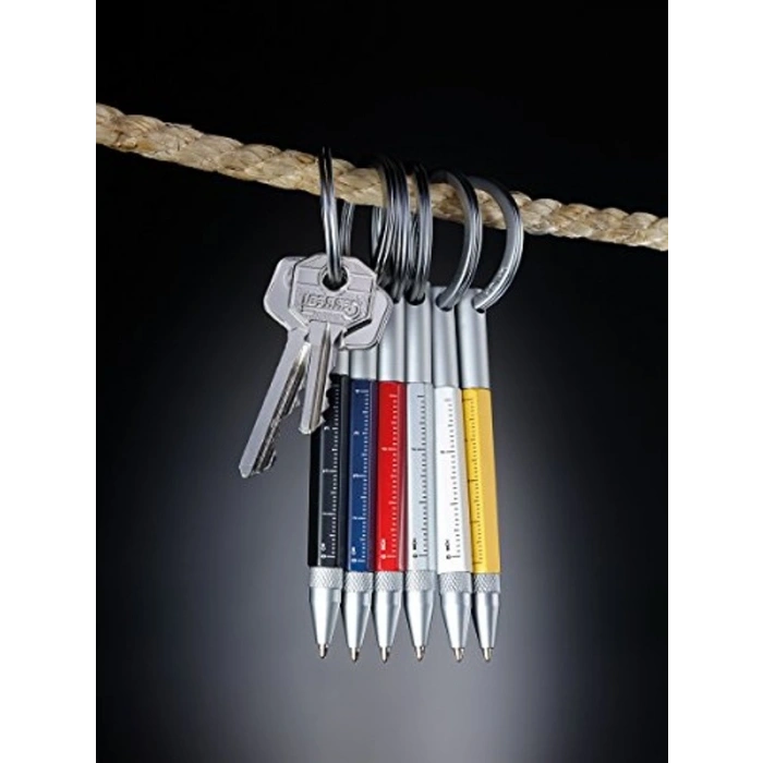 Kyp25Wh Kyp25Wh Micro Construction Anahtarlık Tükenmez Kalem Beyaz