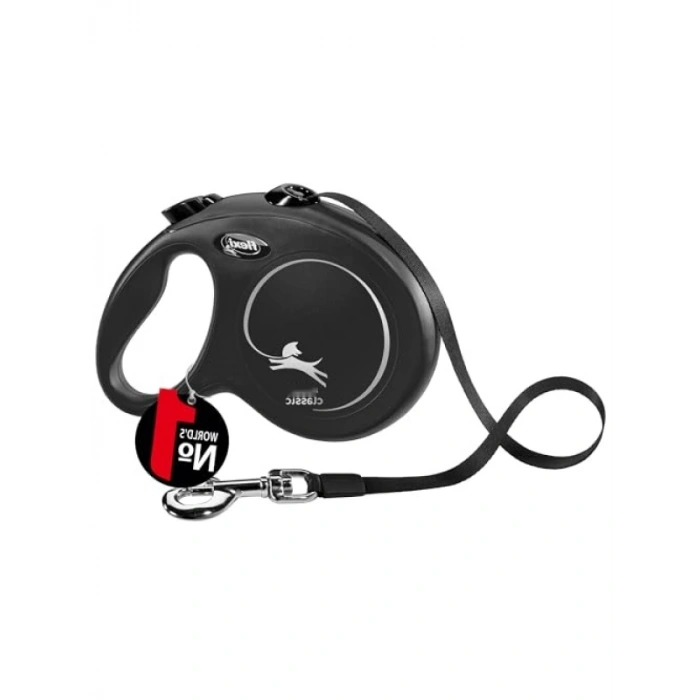 L Beden 5MT Siyah Şerit Tasma