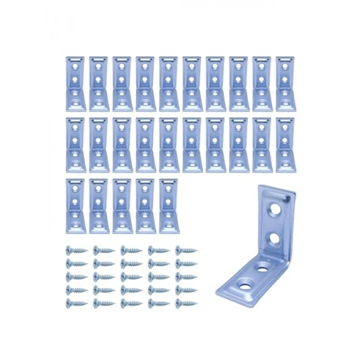 L Demir Gönye Köşebent, 16x30x30mm, 25 Adet