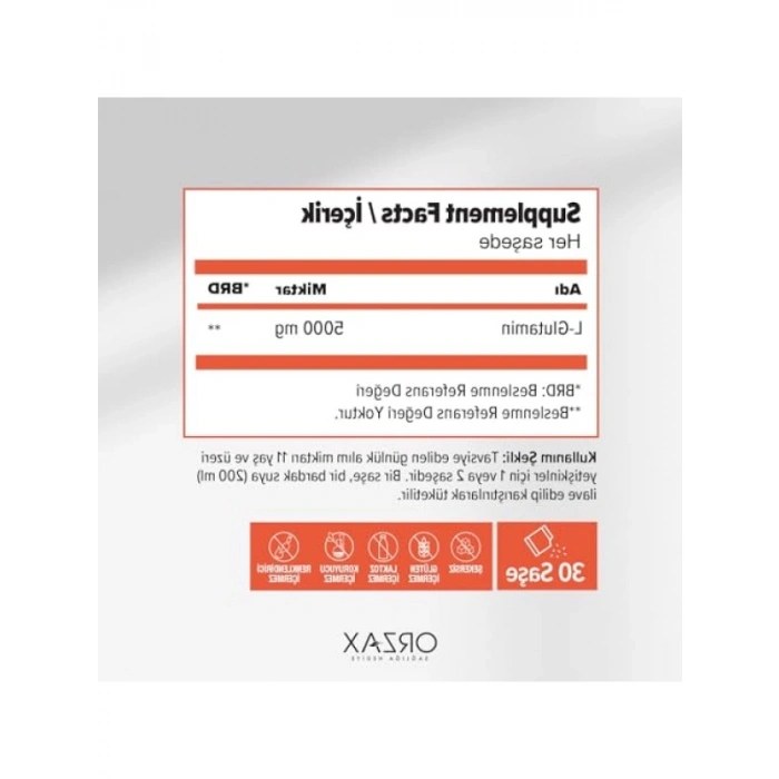 L-Glutamin Takviye - 500 Mg, 60 Sase