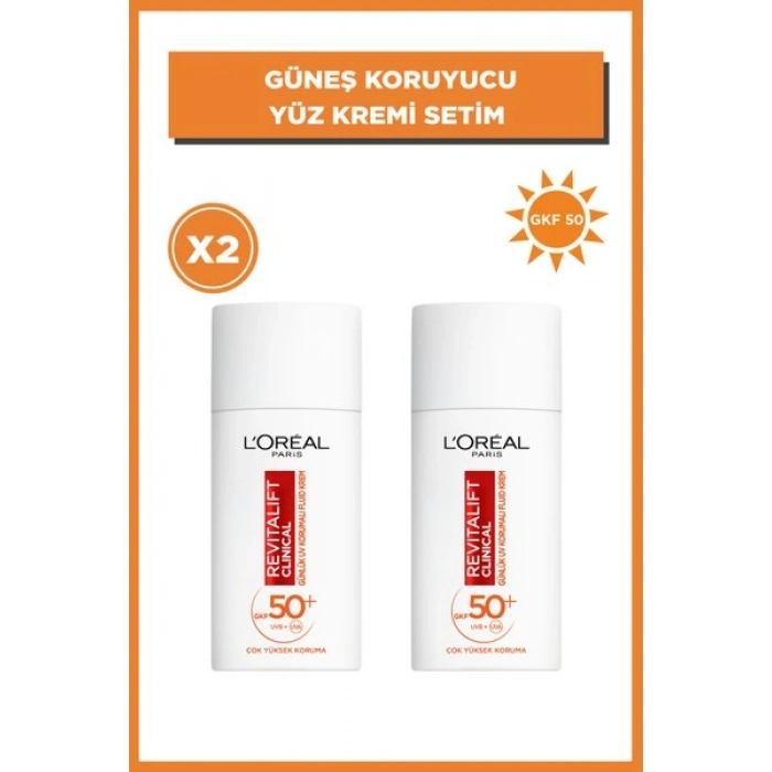 LOréal Paris 2li Revitalift Clinical Vitamin C Uv Fluid Seti