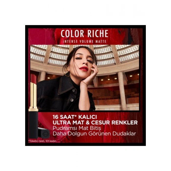 LOréal Paris Color Riche Colors of Worth Intense Volume Matte Ruj - 100 Pink Worth It