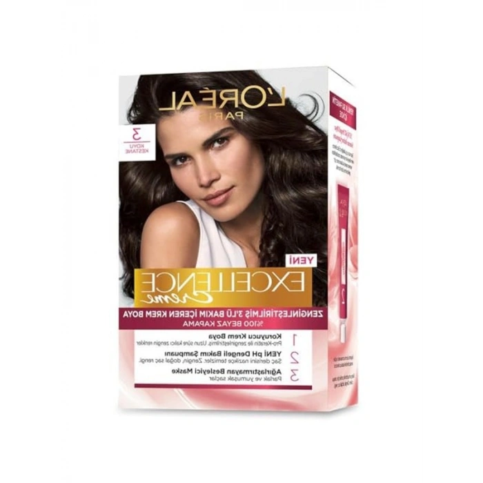 LOreal Paris Excellence Creme Saç Boyası - 3 Koyu Kestane