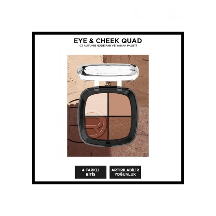 Loréal Paris Eye & Cheek Quad - 03 Autumn Nude Dörtlü Far ve Yanak Paleti