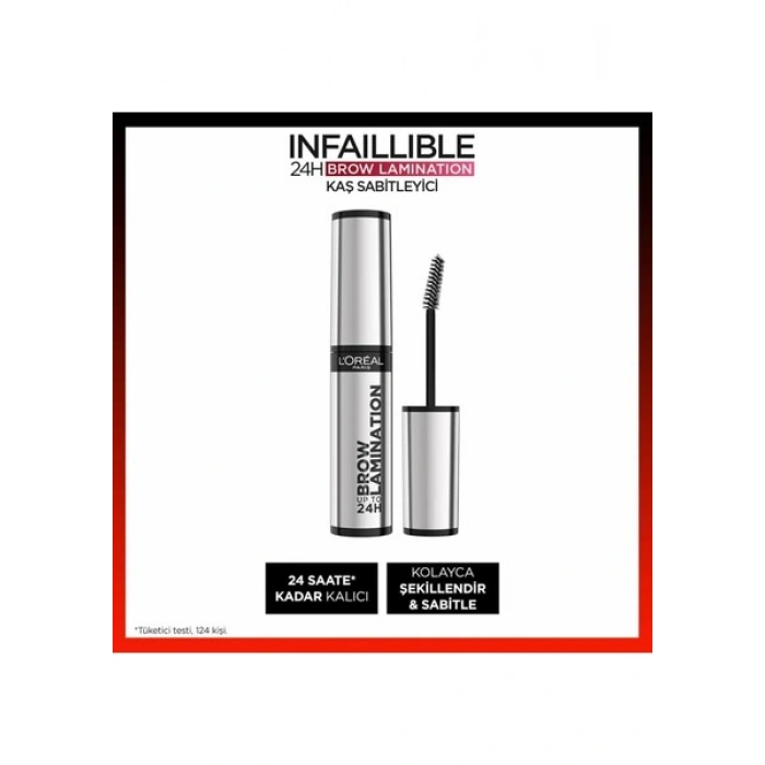 Loréal Paris Infaillible 24H Brow Lamination Şeffaf Kaş Sabitleyici