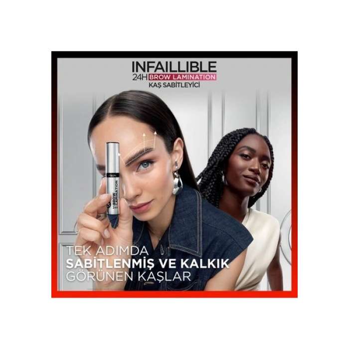 Loréal Paris Infaillible 24H Brow Lamination Şeffaf Kaş Sabitleyici
