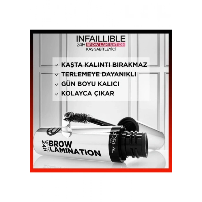 Loréal Paris Infaillible 24H Brow Lamination Şeffaf Kaş Sabitleyici