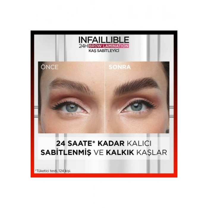 Loréal Paris Infaillible 24H Brow Lamination Şeffaf Kaş Sabitleyici