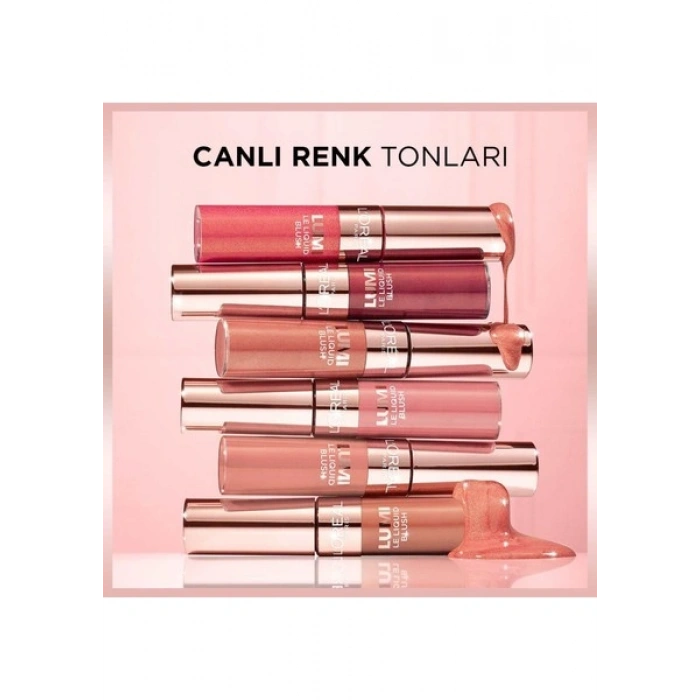 LOréal Paris Lumi Blush Likit Allık - 630 Glowy True Rose