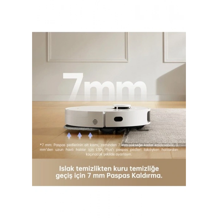 L10s Plus Robot Süpürge Beyaz