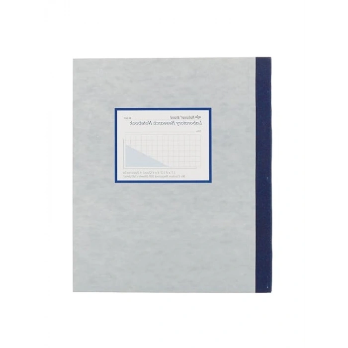 Laboratuvar Defteri, 4 x 4 Kareli, Gri Kapak