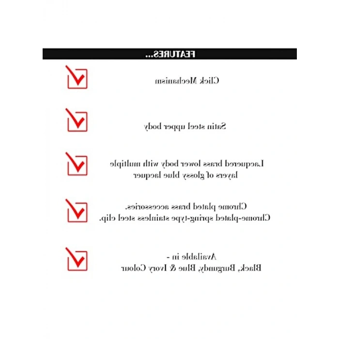 Lacivert Vintage Versatil Kalem, Şık ve Ergonomik