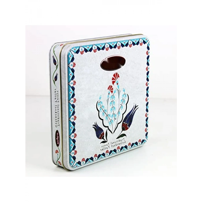 Lale Desenli Kutuda Karışık Lokum, 500 Gr