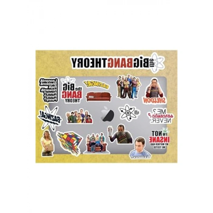 Laptop ve Tablet için Sticker Seti - The Big Bang Theory Temalı