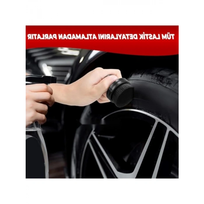 Lastik Parlatıcı Aplikatör Fırçası - Premium Araç ve Motor Lastik Bakımı