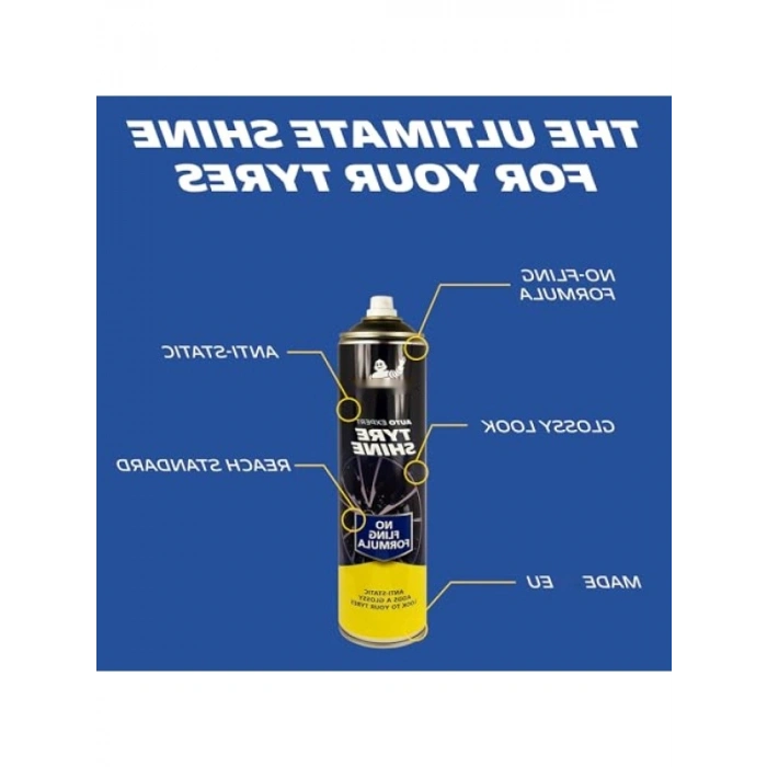 Lastik Parlatıcı Sprey - 520ml Ergonomik Tasarım