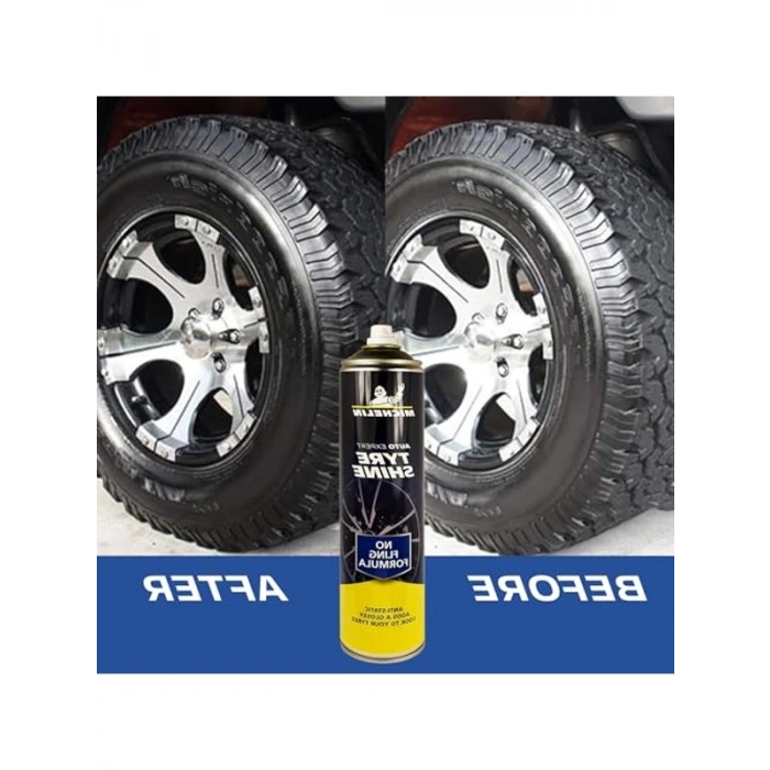 Lastik Parlatıcı Sprey, 520ml Etkili Temizlik Ürünü