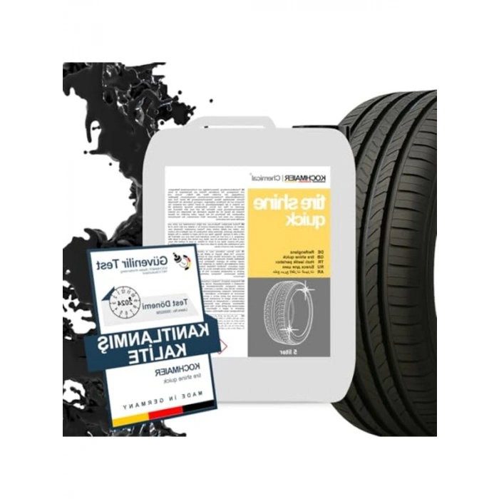 Lastik Parlatıcı ve Koruyucu Cilası - 5 Litre Kapasite ile