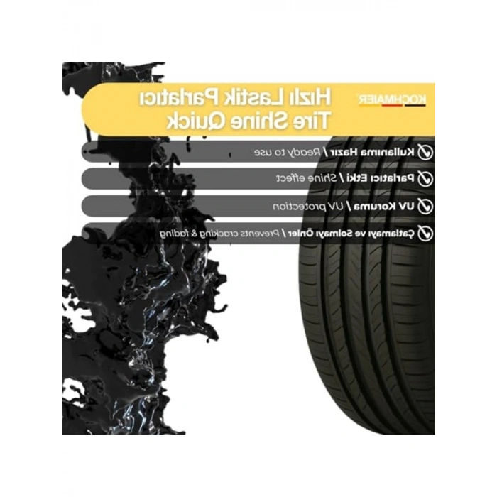 Lastik Parlatıcı ve Koruyucu Cilası - 5 Litre Kapasite ile